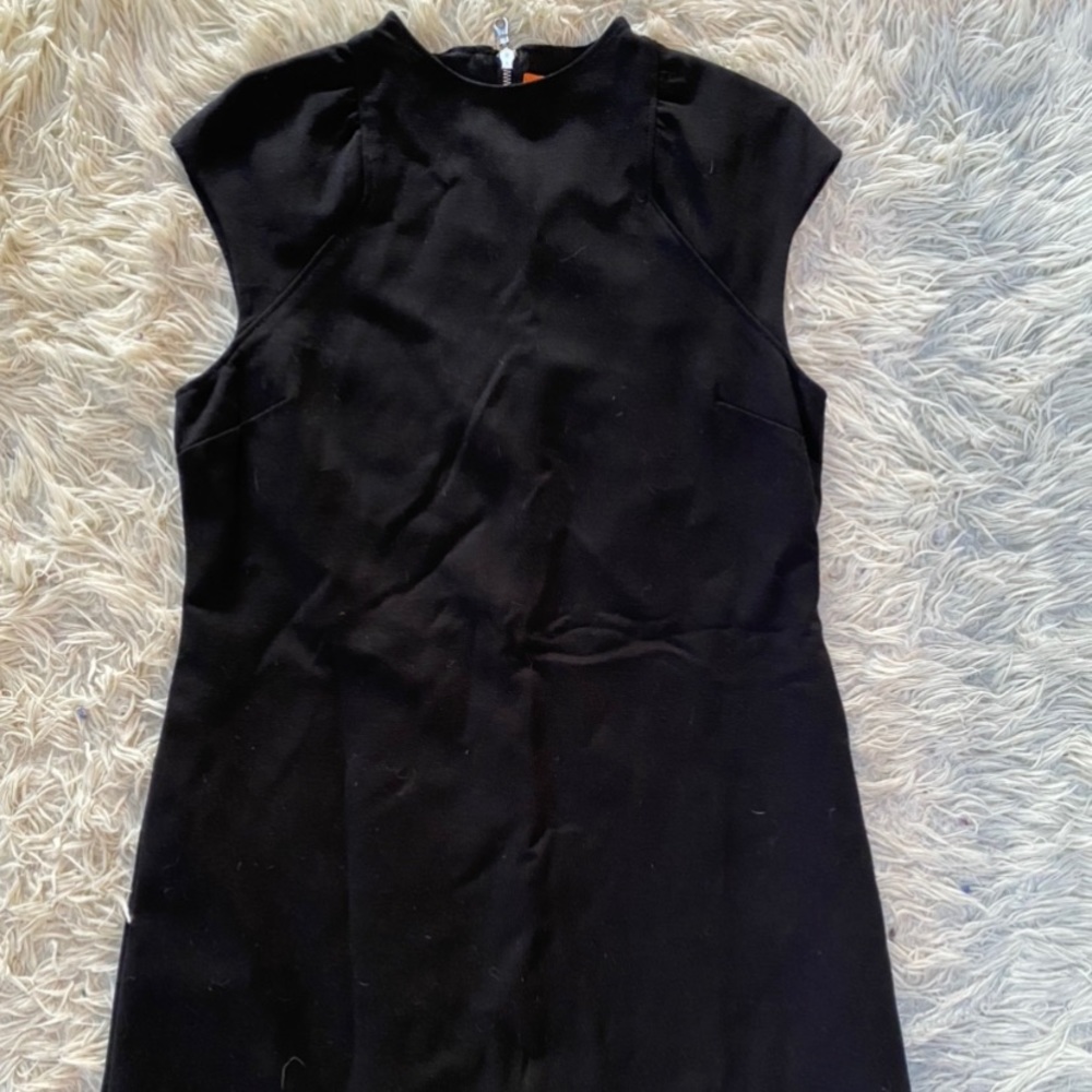CYNTHIA STEFFE BLACK ZIP UP DRESS - SIZE Medium
